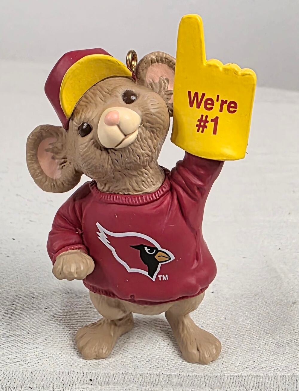 Vtg Hallmark NFL Collection "Arizona Cardinals #1" 1996 Ornament NOS NIB Sports